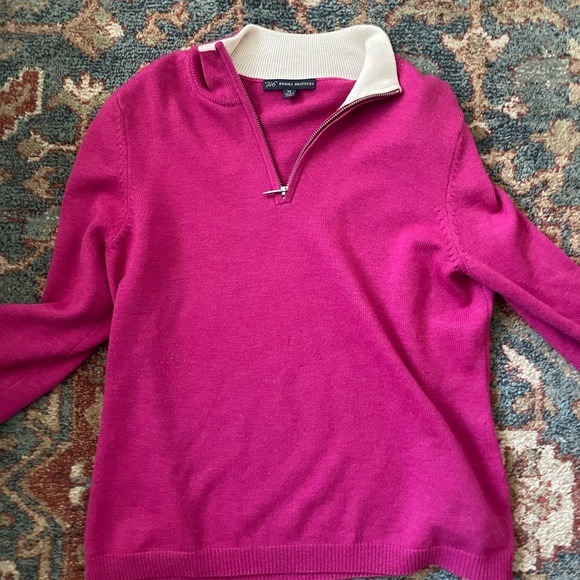 Cute pink collar sweater - Brooks Brothers. - Picture 1 of 4